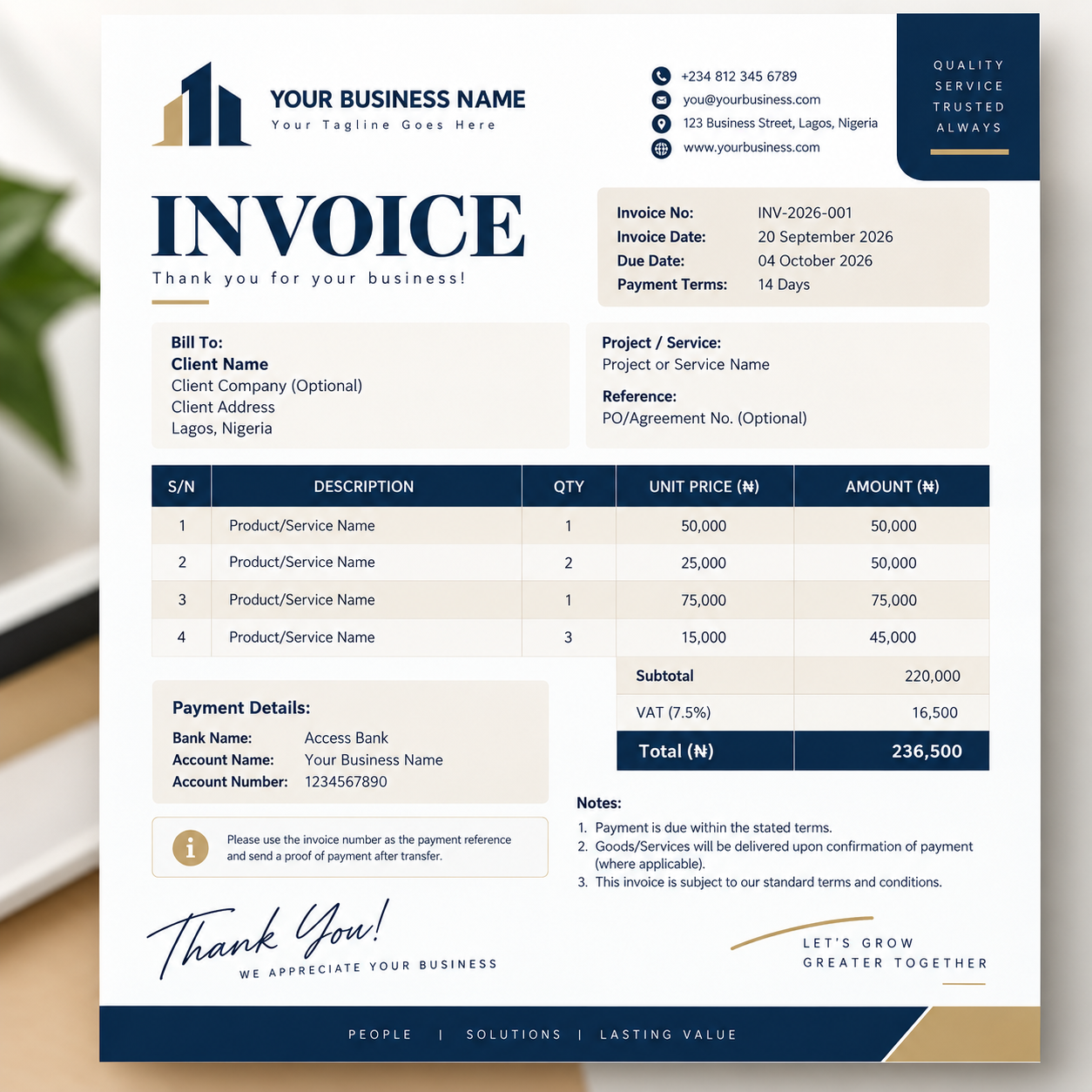 Invoice Template